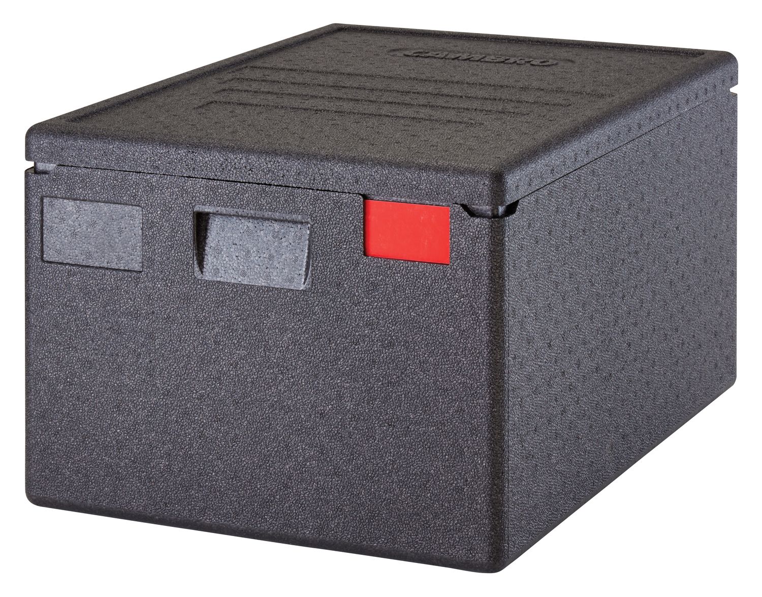 ammattikäyttöön tarkoitettu grade eristetty carrier CAM GOBOX, top-loaded, 600x400 mm., Cambro, 80 L, 80L, musta, 690x490x(H)370mm