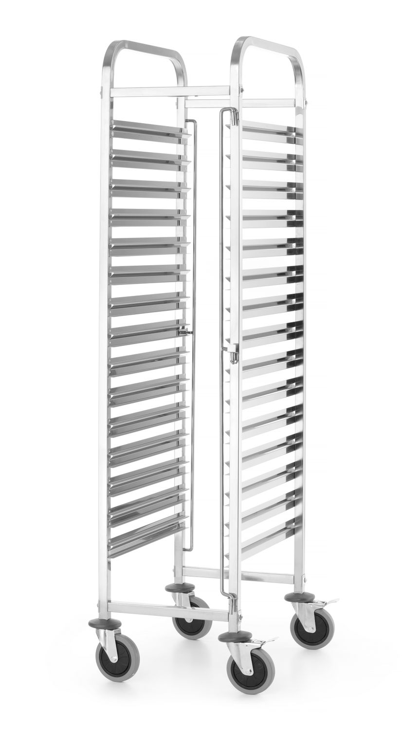 astianpalautusvaunu , HENDI, Kitchen Line, GN 1/1, hopea, 380x550x(H)1705mm