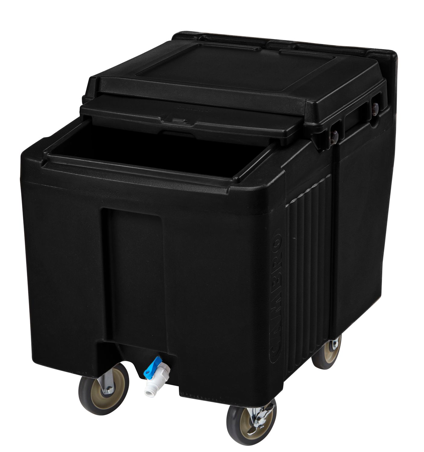 Ice vaunu ICS125L Skansiing kansi, Cambro, 125L, musta